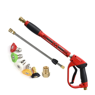 The Construction Of 18 Inch Plastic Car Wash Tools Jet Water Sprayer Gun Clip For High Pressure Washer
